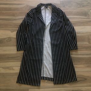 Stripped long coat